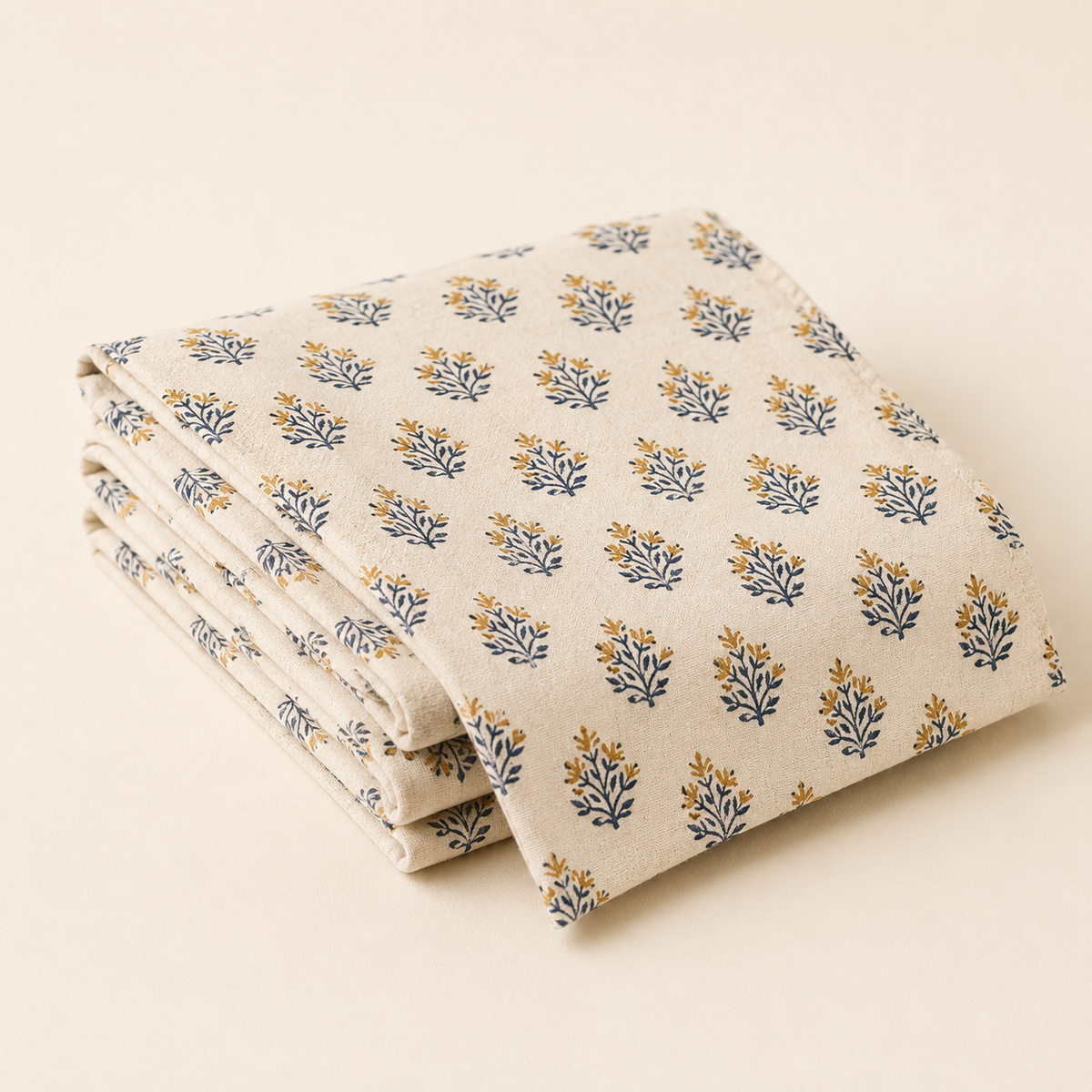 Hand-Block Printed Table Runner