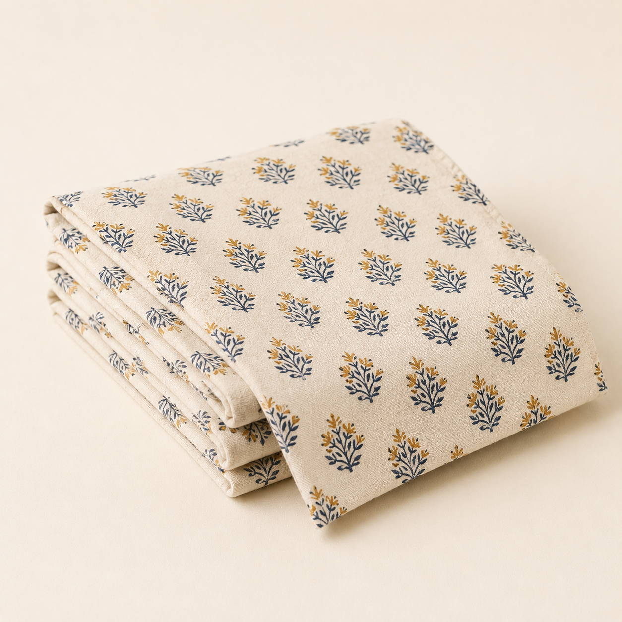 Hand-Block Printed Table Runner