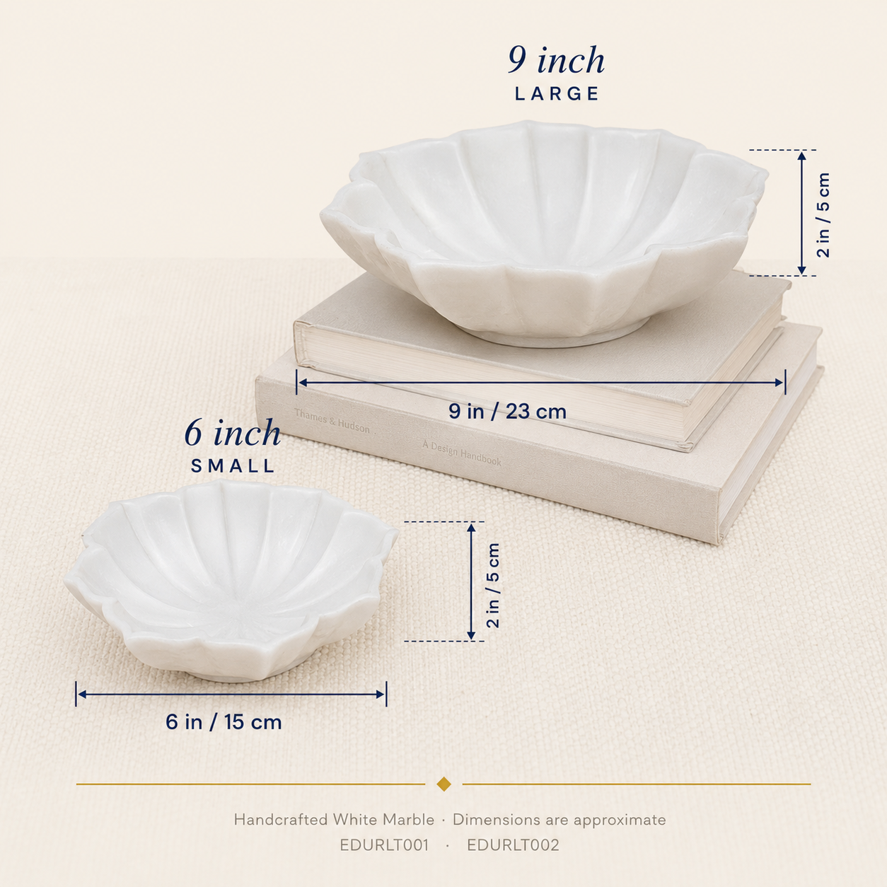 Lotus Urli | Handcrafted White Marble | Decorative Bowl for Flowers & Ritual