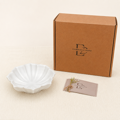 Lotus Urli | Handcrafted White Marble | Decorative Bowl for Flowers & Ritual